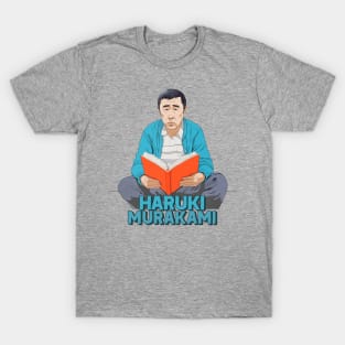 Haruki Murakami 村上 春樹 ---- Retro Fan Art Design T-Shirt